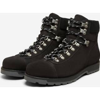 👉 Veterboots leer mannen zwart 'August' 5715112840301