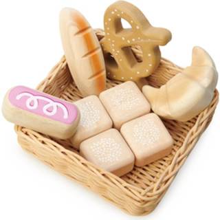 👉 Mand mannen Tender Leaf Toys mandje met brood 3jr+