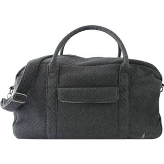 👉 Weekendtas grijs katoen One Size Trixie 55 x 20 cm donkergrijs 5420047893116