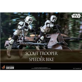 👉 Bike Hot Toys Star Wars Episode VI Action Figure 1/6 Scout Trooper & Speeder 30 cm 4895228609229