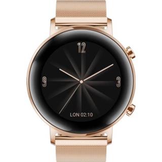 👉 Watch goud m HUAWEI GT 2 (42 mm) Smartwatch 6901443330003