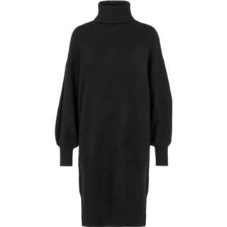 👉 Gebreide jurk gerecycled materiaal m vrouwen zwart 'Fabia' 5715100104514