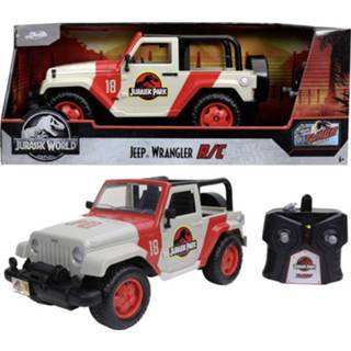 👉 Terreinwagen JADA TOYS 253256000 Jurassic Park RC Jeep Wrangler 1:16 auto Elektro 4006333074349
