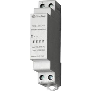 👉 Netvoeding Finder 78.12.1.230.2400 DIN-rail 24 V/DC 0.63 A 12 W 8012823369556