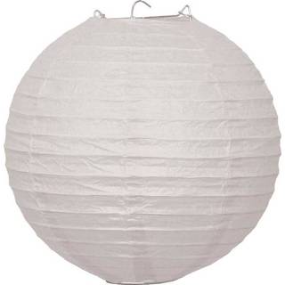 Lampion wit active 25cm voor tuinfeesten 8712364850185