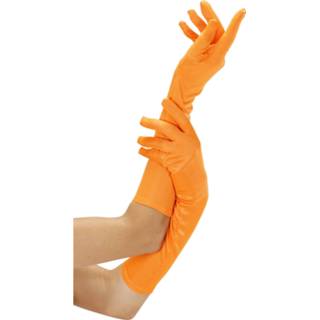 👉 Lange handschoen oranje active Neon-oranje handschoenen 8003558950102