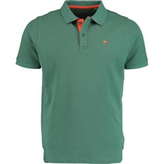 👉 S male mannen oranje men katoen Commander (s)nos 3-kn.-polo-shirt,1/2 a 214007650/405 4333854523637