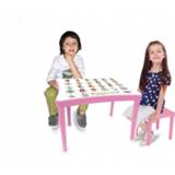 👉 Tafel roze kunststof One Size JAMARA tafelset Easy Learning junior 57 x 41,5 cm 3-delig 4042774460433