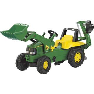 👉 Traptractor groen kunststof One Size Rolly Toys RollyJunior John Deere 4006485811076