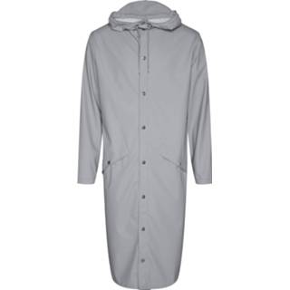 👉 Regenjas unisex grijs Rains Senior 5711747483210