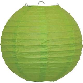 Lampion groen active 25cm voor tuinfeesten 8712364850208