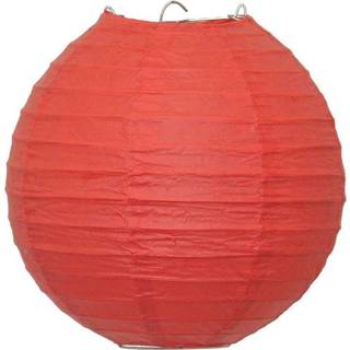 Lampion rood active 25cm voor tuinfeesten 8712364850192