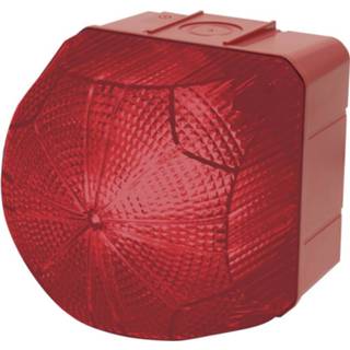 👉 Auer Signalgeräte Signaallamp LED QBX 874862408 Rood Rood 24 V/DC, 24 V/AC, 48 V/DC, 48 V/AC