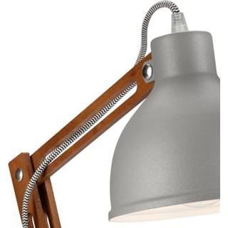 👉 Tafellamp grijs hout a++ Skansen, instelbaar,