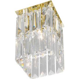 👉 Plafondlamp gouden kristal PRISMA,