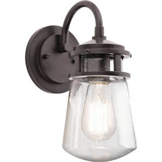 👉 Wandlamp Lyndon met glazen kap 28,6 cm