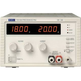 👉 Labvoeding Aim TTi TSX1820 Labvoeding, regelbaar 0 - 18 V/DC 20 A 360 W Aantal uitgangen 1 x 4016139066059