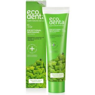 👉 Tandpasta active Ecodenta Whitening Bergamot Citroenoliën&Kalident 100 ml 4770001337103