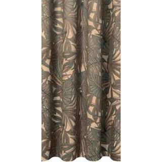 👉 Gordijnstof polyester taupe Lynn - Leen Bakker 8714901781969