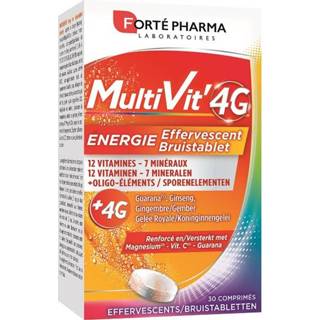 👉 Bruis tablet active Forté Pharma Multivit' 4G Energie Bruistablet 30 Bruistabletten 3700221322802