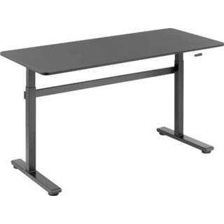 👉 Tafelblad zwart SpeaKa Professional Zit-sta-bureau SP-9007520 Kleur tafelblad: (b x h d) 1400 700 600 mm 4064161041445