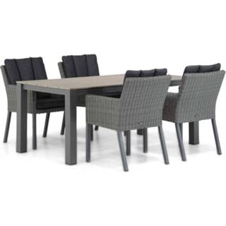 👉 Tuinset dining sets grijs-antraciet off black Garden Collections Oxbow/Valley 180 cm 5-delig 7423621036006