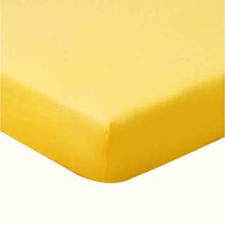 👉 Hoeslaken Bio-jersey hoeslaken, geel 180 x 200 cm 4052173816335