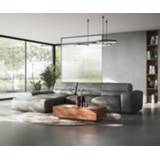 👉 DELIFE Hoekbank William 300x200 antraciet  longchair links elektr. zitdiepteverstelling van W. Schillig