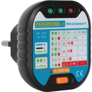 Aardlekschakelaar Stopcontacttester voor het testen van de spanning, aarding en 30mA tester 9120037334686