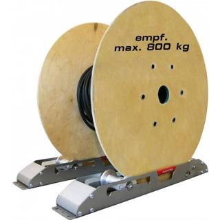 👉 Haspel RUNPO Roller Rails AS 900 (set a 2 stuks) voor grote haspels van 48 tot 200 cm 1700KG