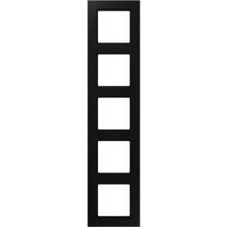👉 Afdekraam zwart JUNG A550 5-voudig grafiet S A 5585 BF SWM 4011377190740