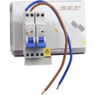 👉 Aardlekschakelaar SEP combiset 30mA 40A + 1 installatieautomaat 1polig+N B16 8718959014413