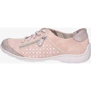 Veterschoenen synthetisch roze Rieker 4059954983729