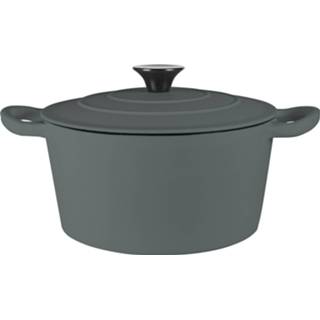 👉 Braadpan grijs gietijzer rond 24cm 8712628399603