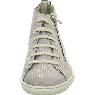 👉 Veterschoenen synthetisch grijs Rieker 4059954354406