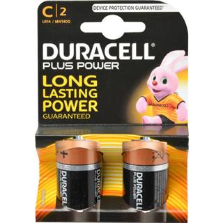 👉 Batterij Duracell batterijen plus power MN1400 LR14 2 stuks 1.5V 5000394063242