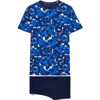 👉 Katoen s male marine print adult HOM Short Sleepwear - Madrague 9009984212394