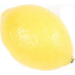 👉 Geel kunststof Kunstfruit citroen 8 cm