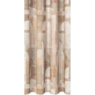 👉 Gordijnstof Polyester#Katoen Katoen#Polyester taupe Lecce - Leen Bakker 8714901782003