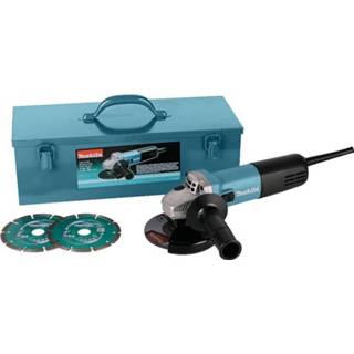 👉 Haakse slijper Makita 9558HNRGK3 125mm met Vastzetschakelaar in Koffer 88381811712