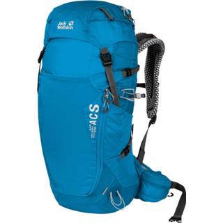 👉 Backpack blauw polyester unisex Jack Wolfskin Crosstrail 32 LT Hiking Pack blue jewel 4060477823737