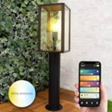 Staande lamp aluminium Moderne voor buiten met E27 Zigbee filament led