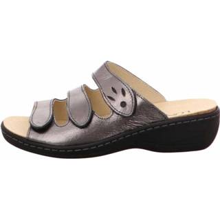👉 Muil glad leer brons klittenbandsluiting Longo Muiltje 4057182473081