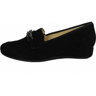 👉 Slippers suède zwart HASSIA Slipper 9009212798065