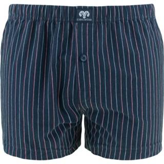 👉 CECEBA 2P wijde boxers gestreept blauw - M