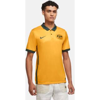 👉 Shirt geel mannen nike s thailand voetbalshirts volwassen australi Australië Thuis 2020-2022 -