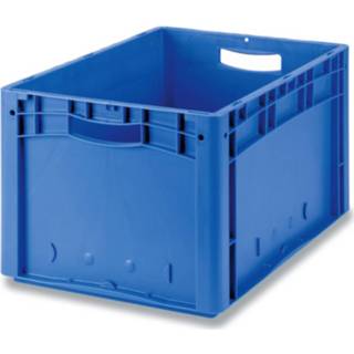 👉 1658706 Stapelbak Geschikt voor levensmiddelen (l x b x h) 600 x 400 x 320 mm Blauw 1 stuk(s)