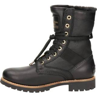👉 Veterboots vrouwen zwart leer Panama Jack Route Igloo Trav 8720251295520 872025129550