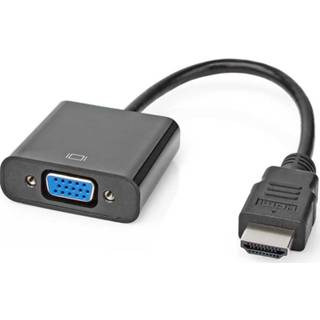 👉 Verloopadapter Nedis HDMI male naar VGA female 15p + 3,5mm mini-jack 5412810288571