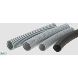 👉 Helukabel 90448 HELUcond PE-F Beschermslang (ribbelslang) Zwart 9.80 mm 50 m